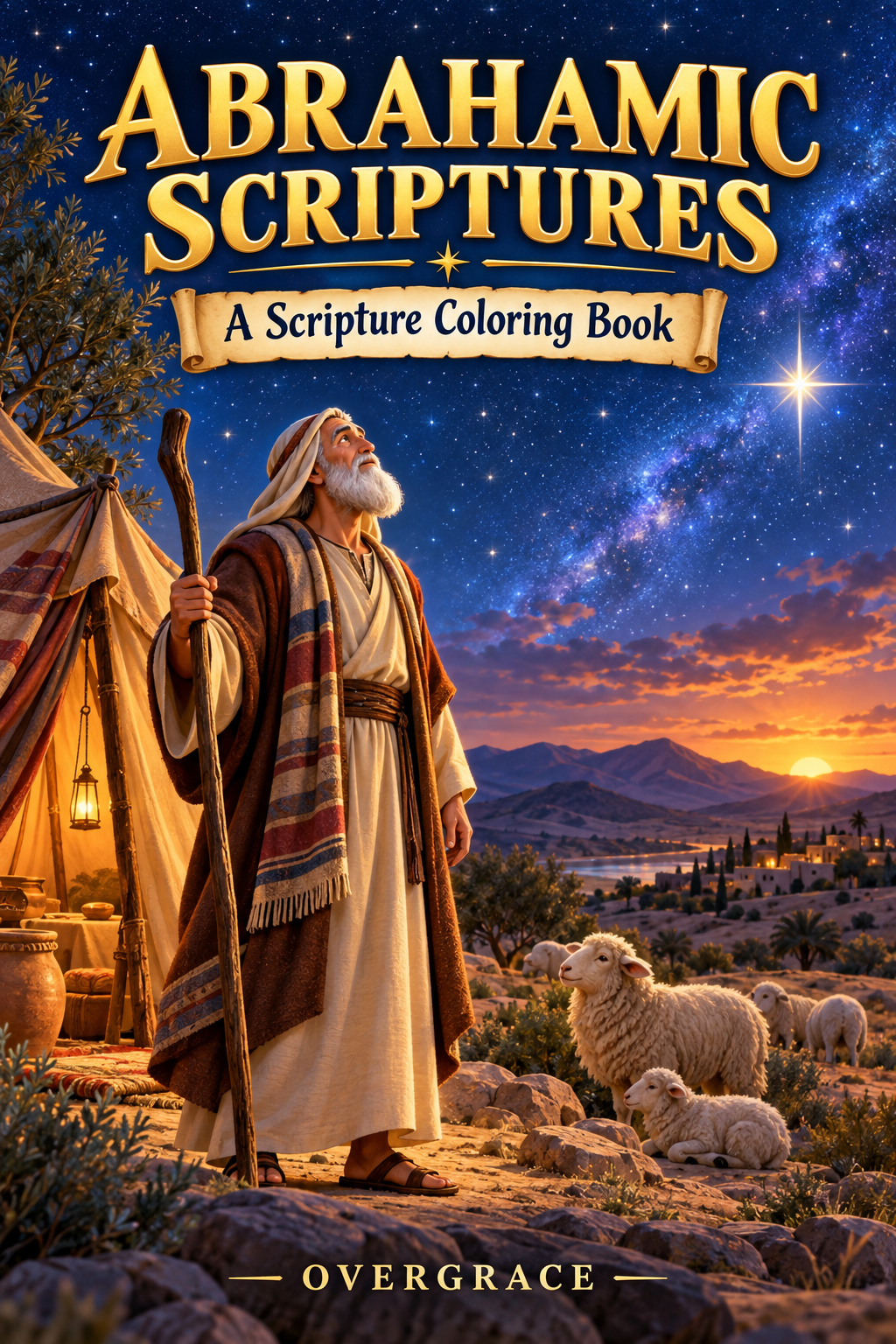 Abrahamic Scriptures: A Scripture Coloring Book